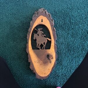 Rustic Cowboy Silhouette Wall Art